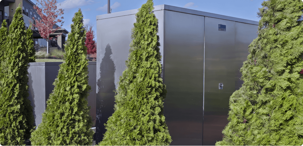 Aluminum enclosures actually repel vandals because they can't get inside, unlike backflow cages which are targets of theft..