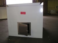 enclosure with custom door