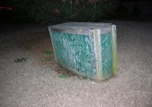 backflow preventer enclosure fail