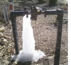 this device needs backflow preventer freeze protection