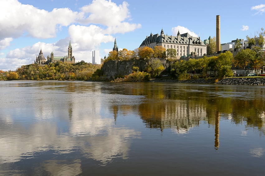 Parliament Hill in Ottawa Canada during the day 