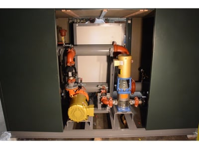 green pump enclosure