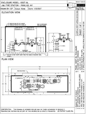 backflow enclosure with two devices