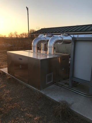 Picture of an Irrigation Pump Cover 