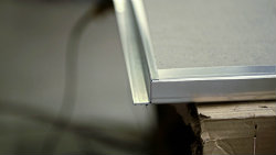 The interior construction of a backflow enclosure