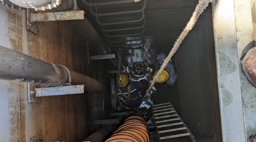 Working in a vault