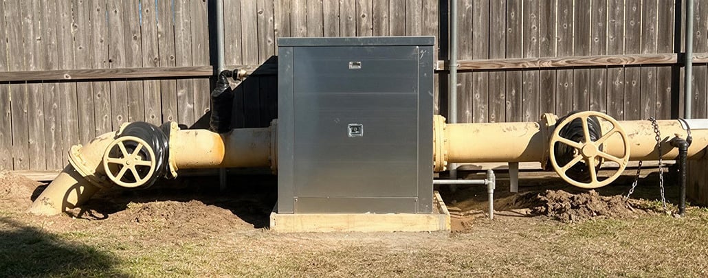 An aluminum control valve enclosure by Safe-T-Cover