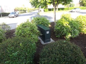 hartford green enclosure in landscaping