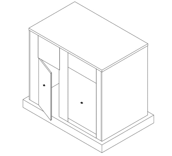 PFAS enclosure basic drawing by Safe-T-Cover