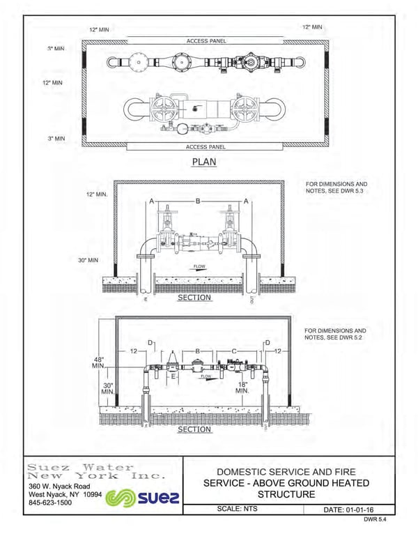 suez dual backflow preventer standard detail
