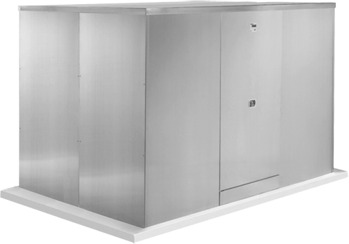 Enclosure for fire backflow preventers